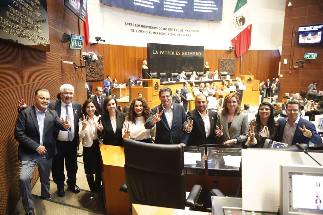 Alfonso Martínez gestiona recursos para Morelia en el Senado