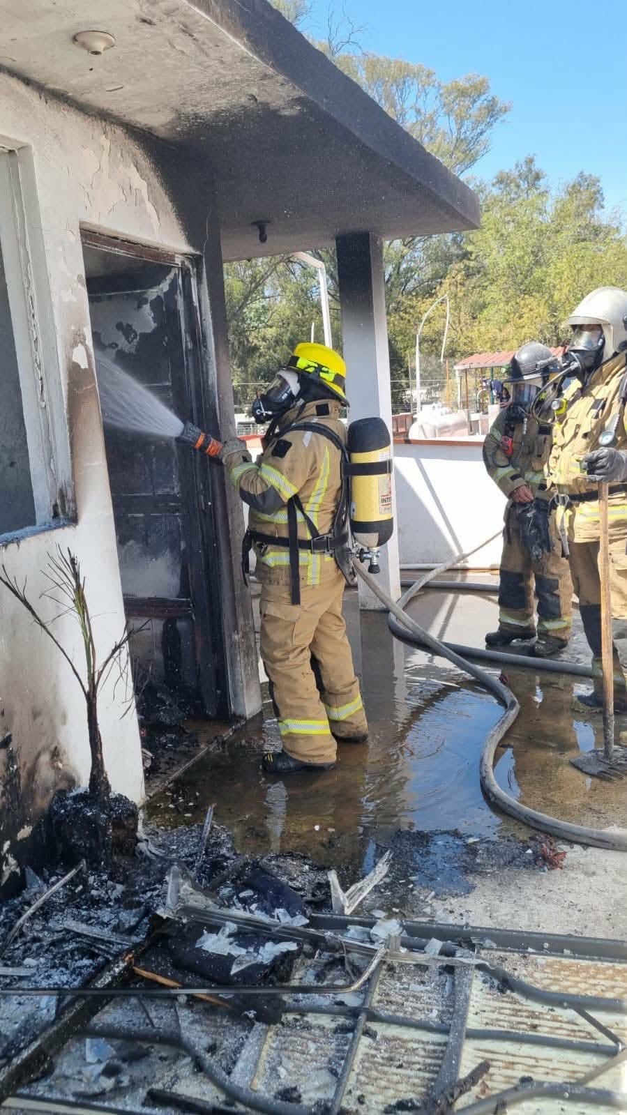 Se registra incendio en domicilio de la colonia Gustavo Díaz Ordaz, en Morelia 