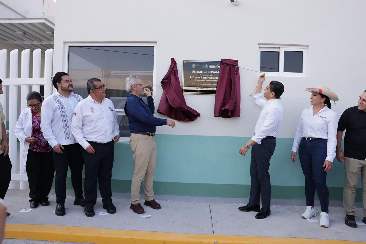 Inaugura Bedolla en Huetamo el sexto Centro de Salud Mental y Adicciones de Michoacán