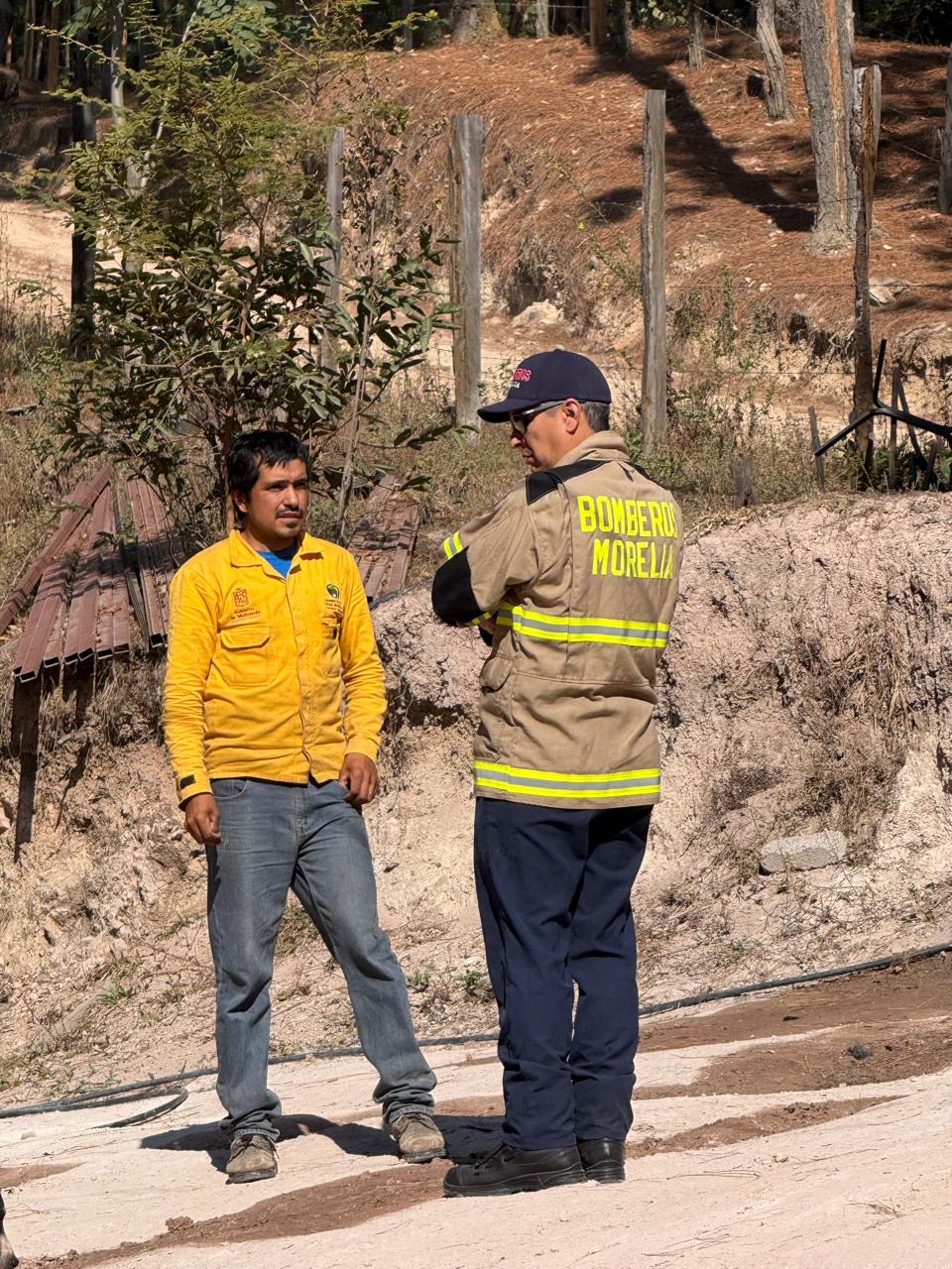 Protección Civil de Morelia atiende incendios en el Sur del municipio