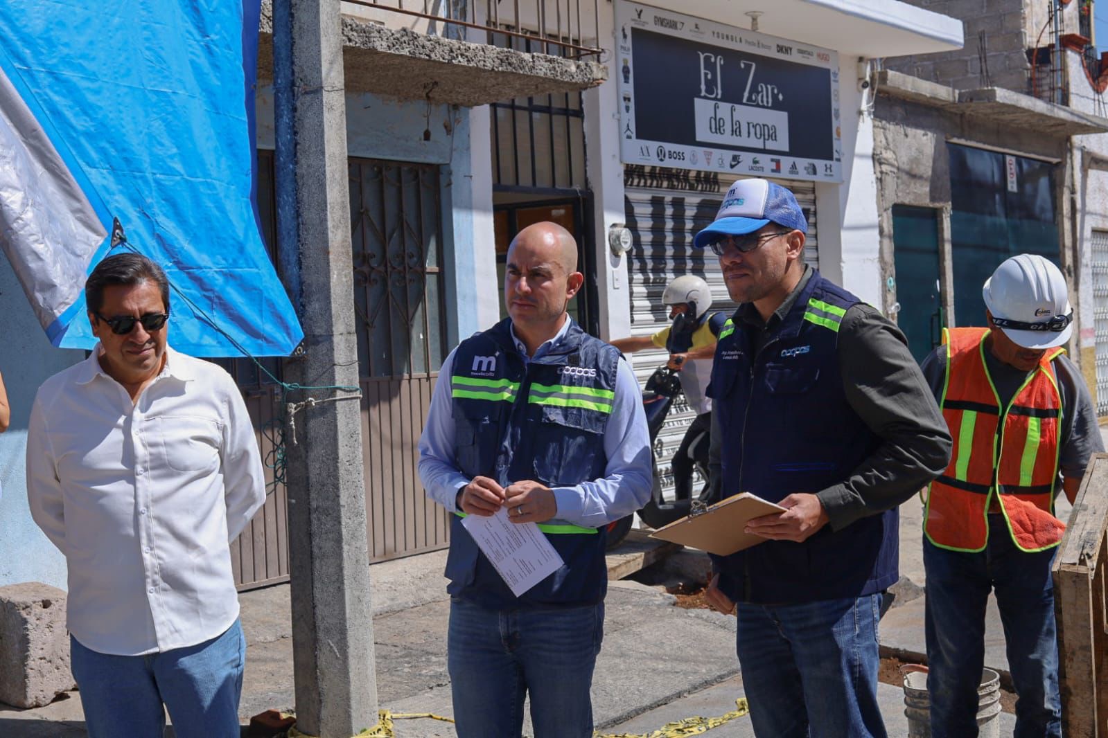 Encabeza Adolfo Torres acciones que brindarán mejor drenaje en Dr. Miguel Silva