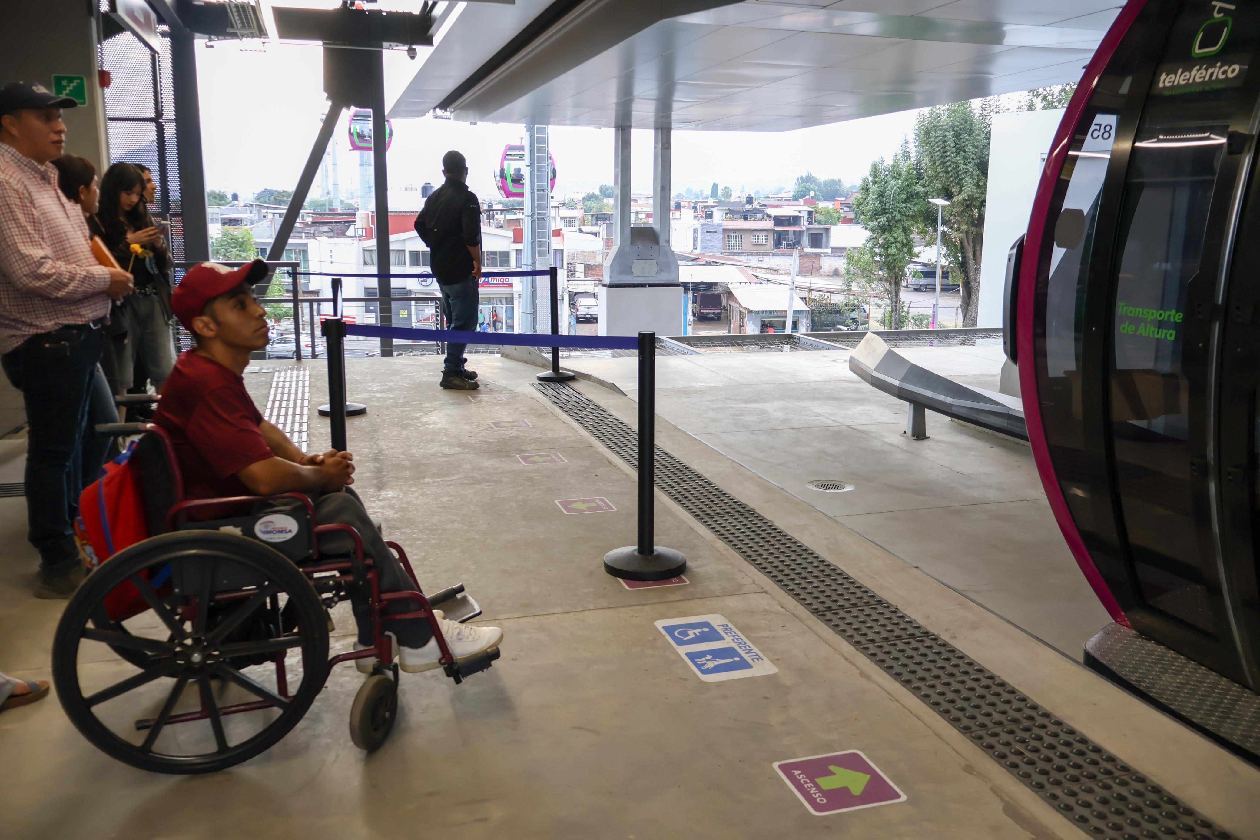 Personas con discapacidad viajarán gratis en el teleférico de Morelia