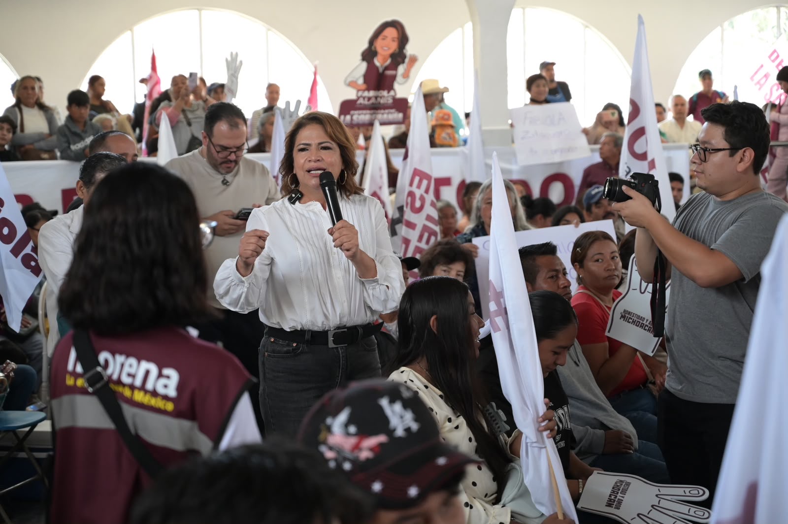 La Transformación tiene rumbo y Michoacán tiene que acompañarlo: Fabiola Alanís