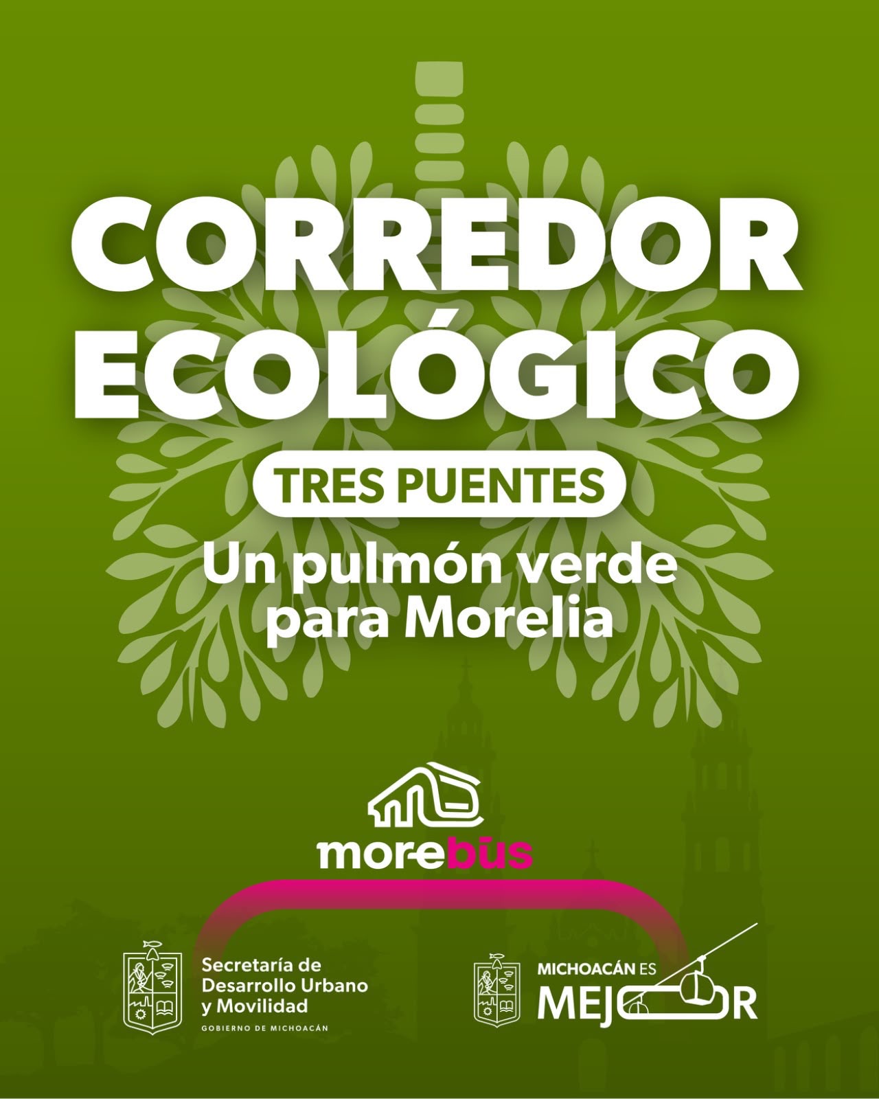 Corredor Ecológico de Tres Puentes será un pulmón verde para Morelia
