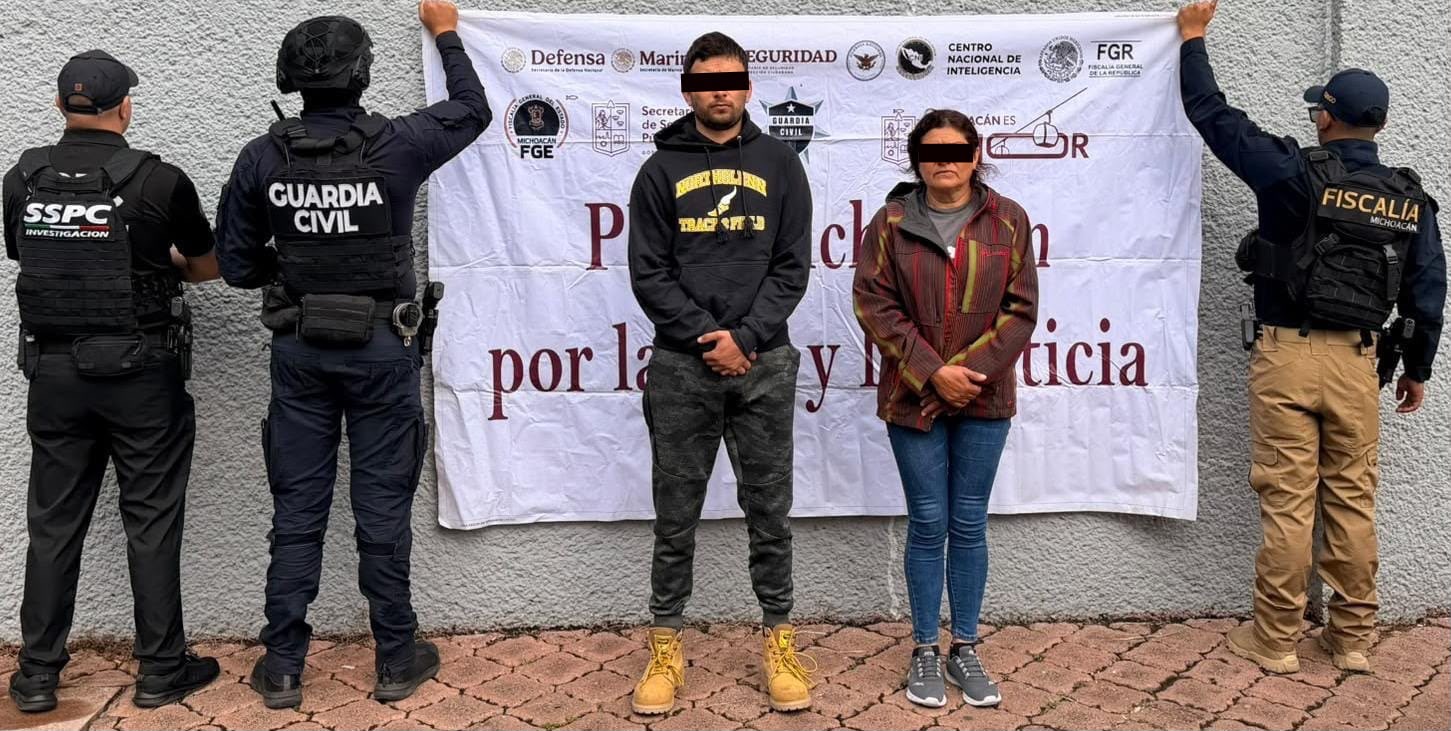 Detenidos 2 presuntos extorsionadores tras operativo interinstitucional en Huandacareo