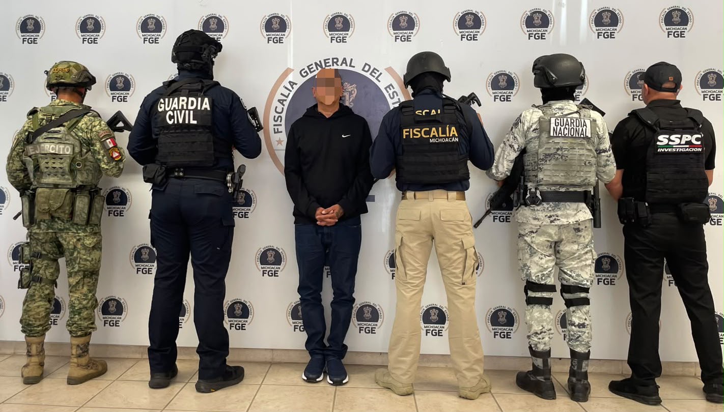Cae en Morelia “El Señor de la T”, presunto líder criminal de región La Piedad