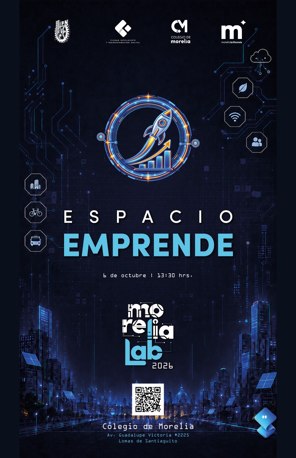 Invita Gobierno de Morelia a participar en Espacio Emprende de Morelia Lab