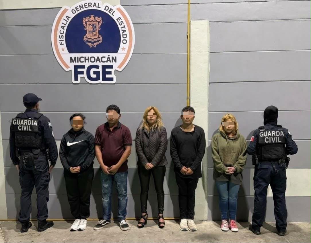 Golpe al narcomenudeo en Morelia: Detenidos 5 presuntos distribuidores de droga