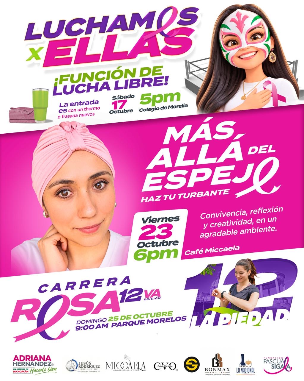 Adriana Hernández impulsa agenda del Mes Rosa para fortalecer la prevención del cáncer de mama