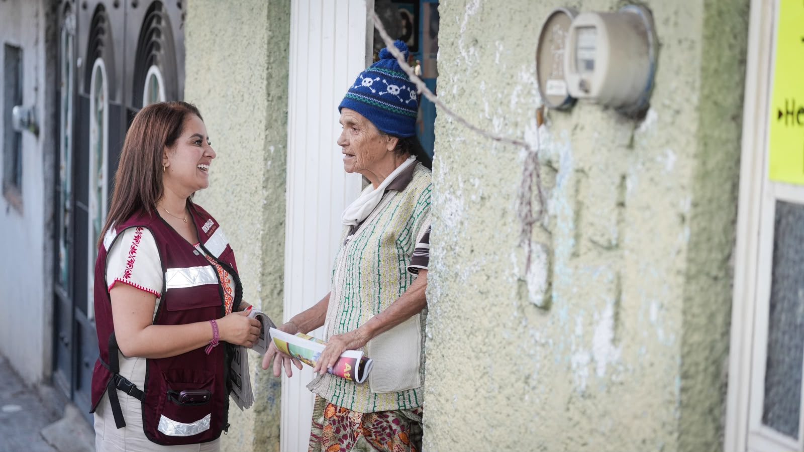 Casa por casa: Gladyz Butanda establece cercanía estrecha con morelianos
