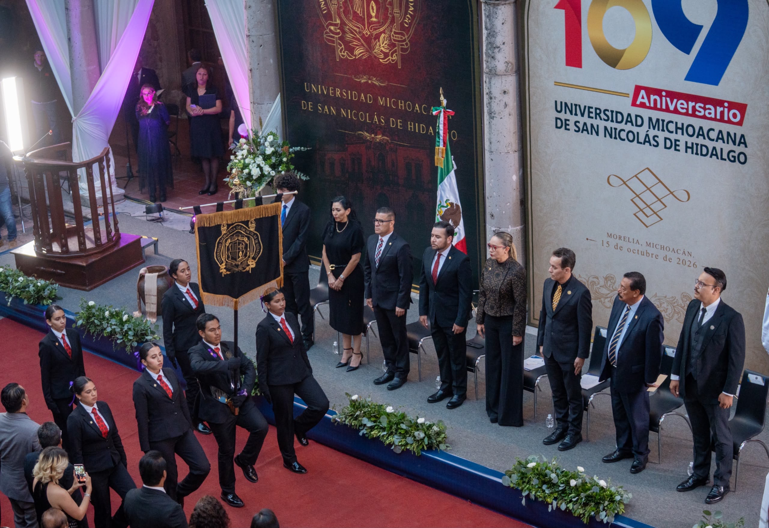CONMEMORAN 109 AÑOS DE GRANDEZA DE LA UMSNH; YARABÍ ÁVILA DESTACA PROFUNDA TRANSFORMACIÓN DE LA INSTITUCIÓN