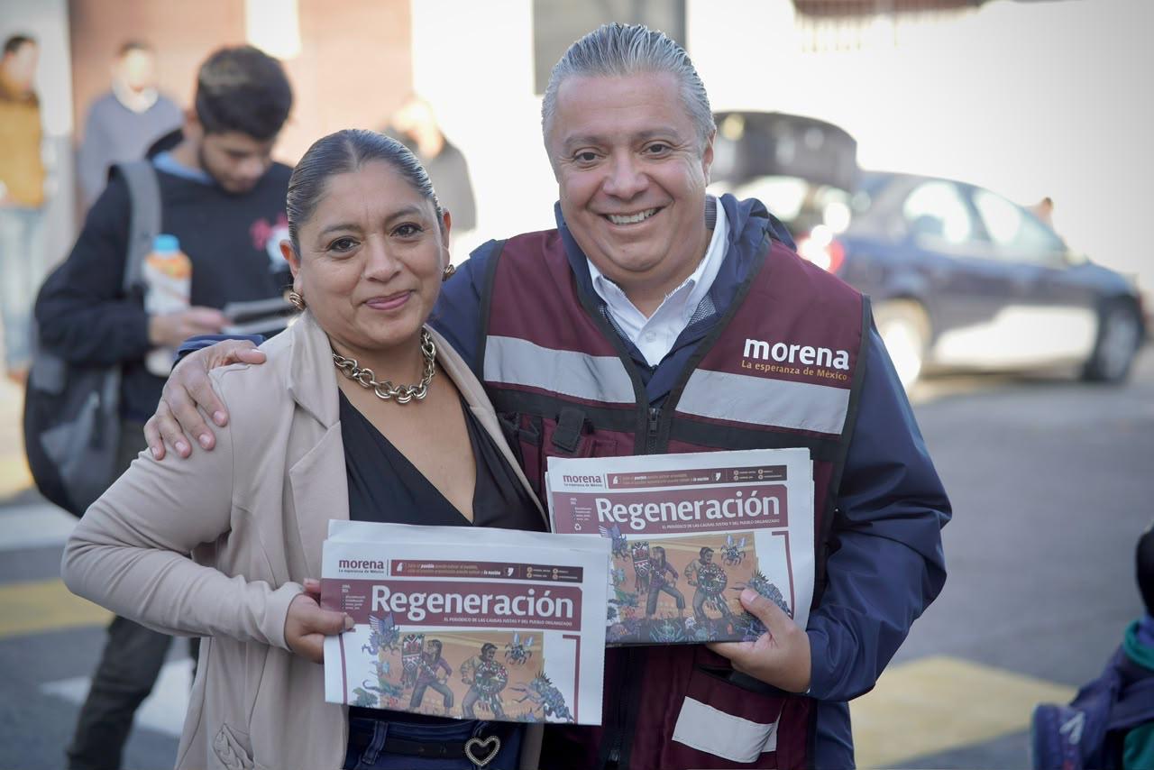 Luis Navarro fortalece estrategia Barrio x Barrio y escucha a familias de Morelia