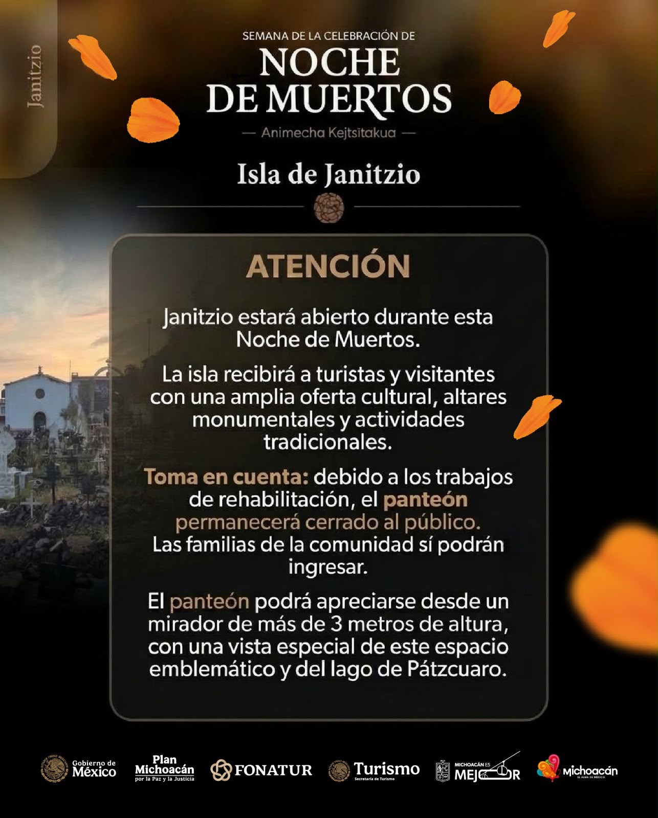 Janitzio está listo para recibir a turistas en Noche de Muertos