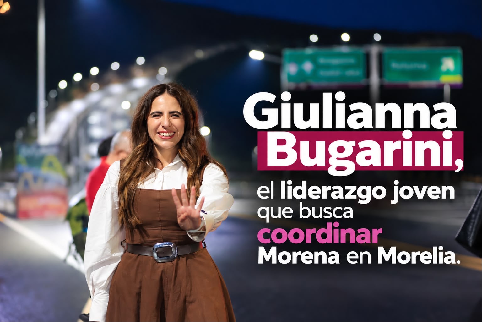 Giulianna Bugarini, el liderazgo joven con experiencia política que busca coordinar Morena en Morelia