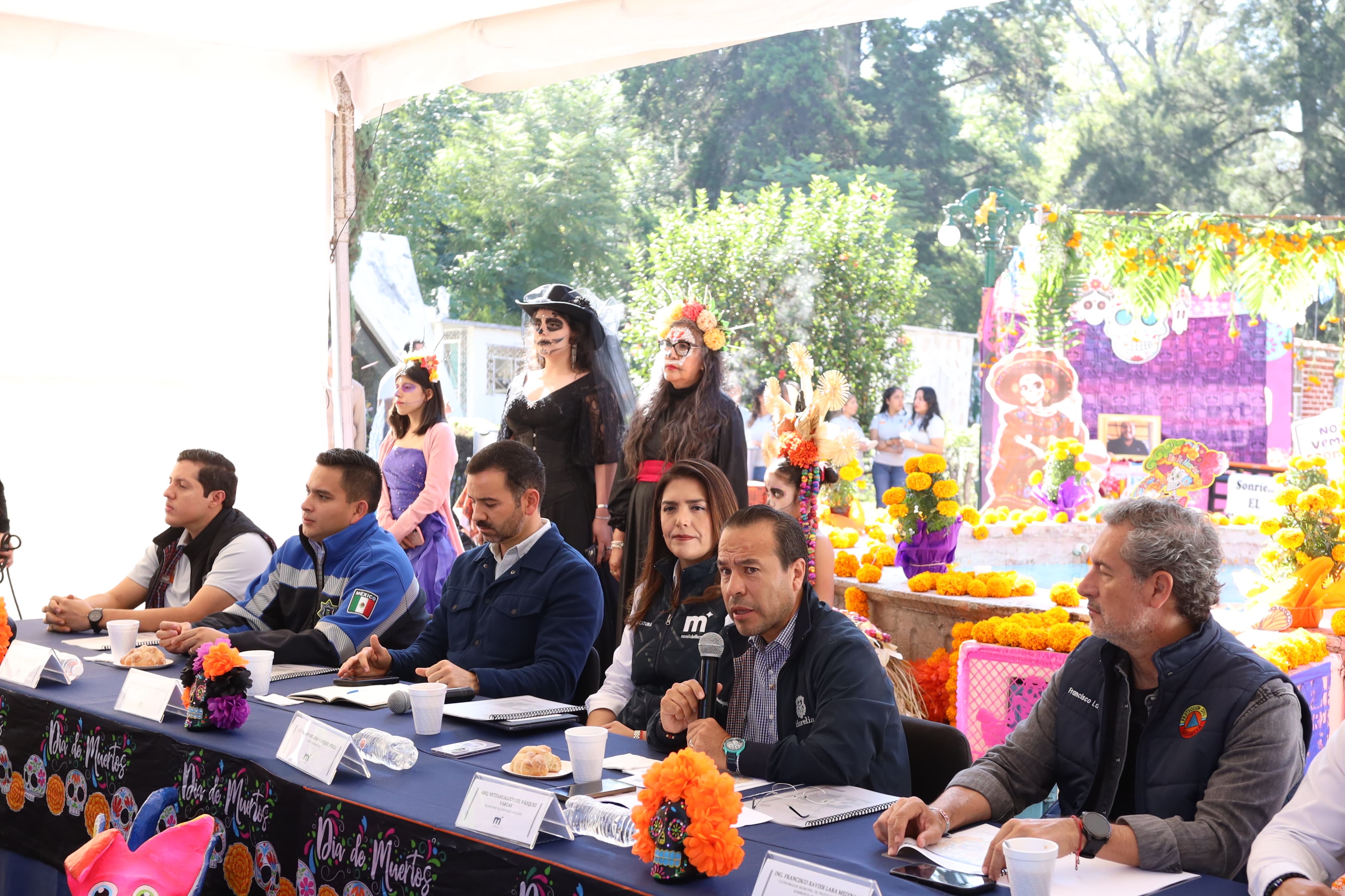 Gobierno de Morelia tiene listo operativo en panteones por Día de Muertos