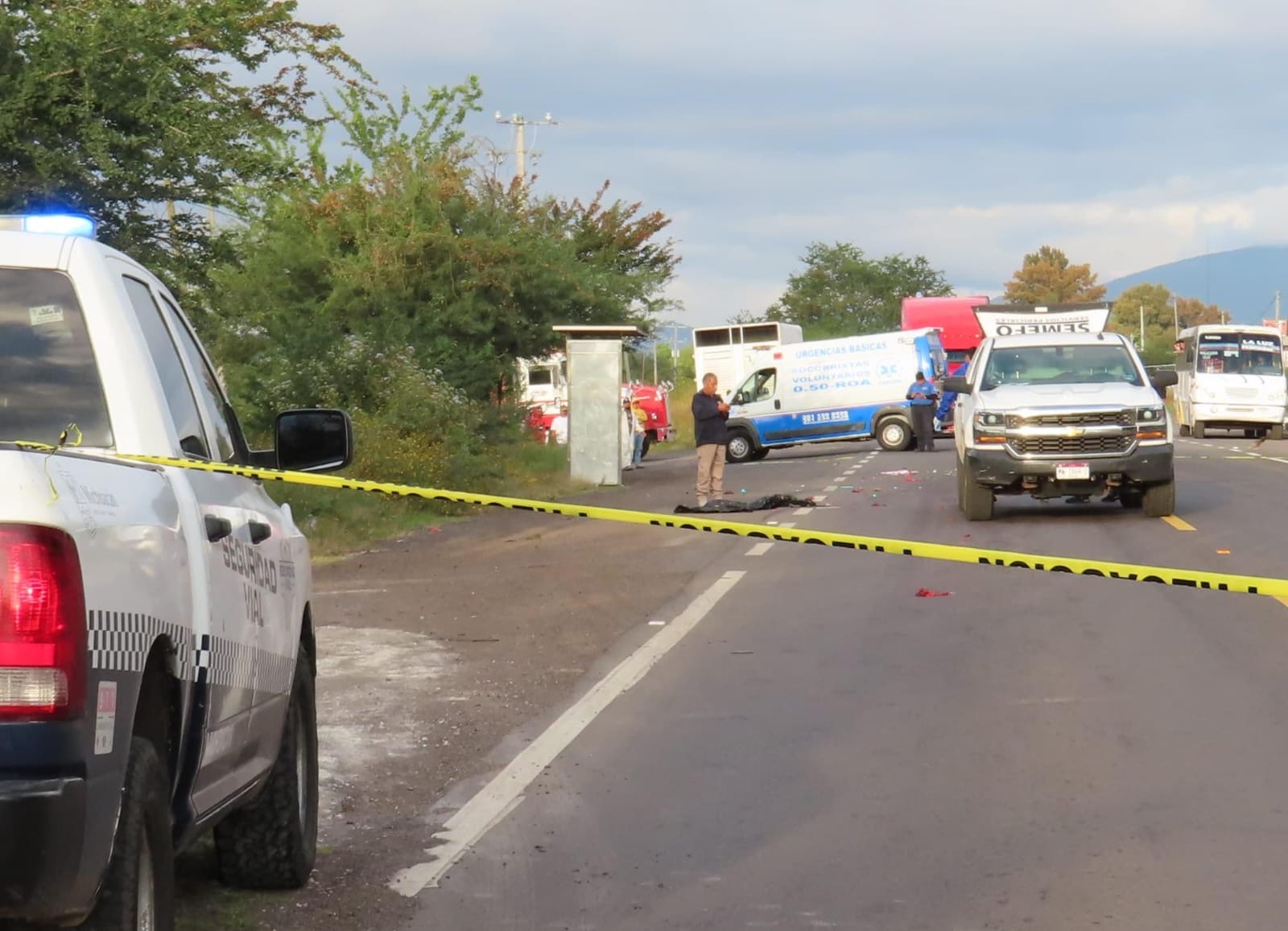 Adulto mayor muere tras ser atropellado a bordo de su bicicleta en la carretera Zamora – La Barca